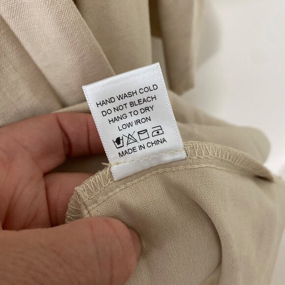 NWT Tuckernuck Stone Luella Pleated Dress Beige - Picture 7 of 10